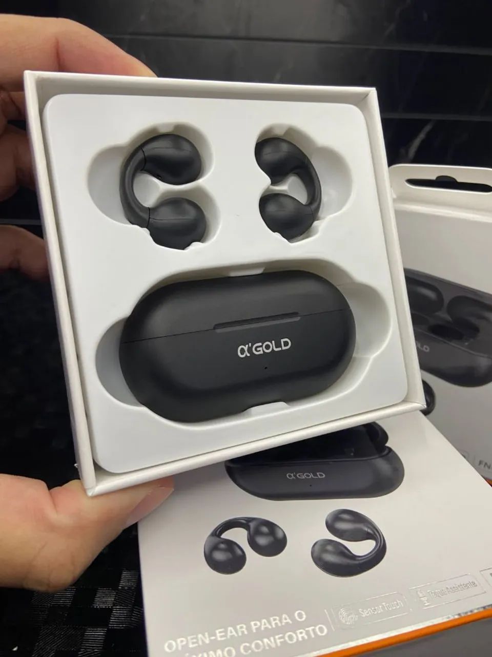Fone Bluetooth Open-Ear ?'Gold Pro FN-BT33 - Foto 4