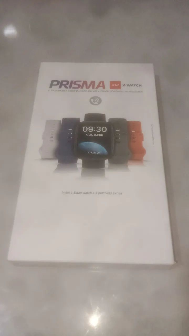 Relógio smartwatch 4 pulseiras extras
