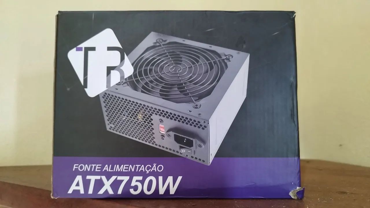 Fonte ATX 750W TRS/7400-B Seminova - Completa