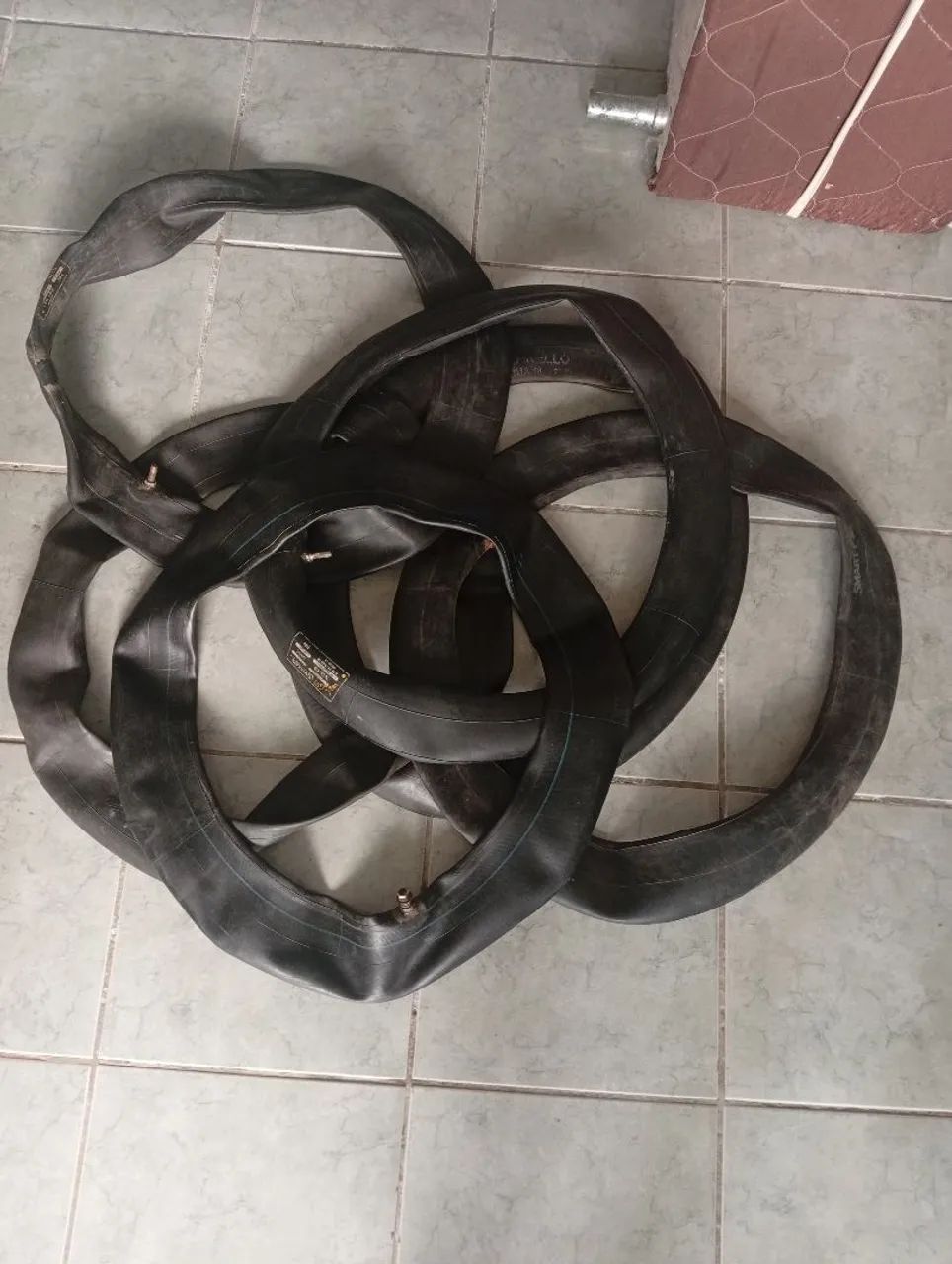 6 Câmaras de ar de Moto Usadas - Foto 2
