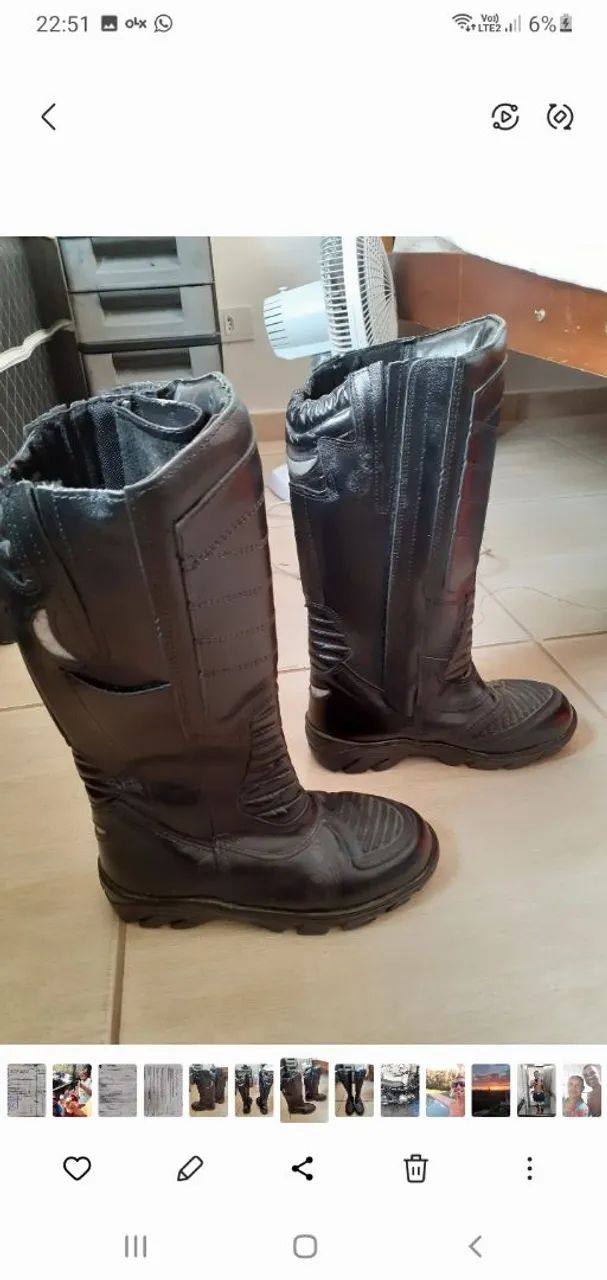 Bota bombeiro nova usado 1 vez - Foto 2
