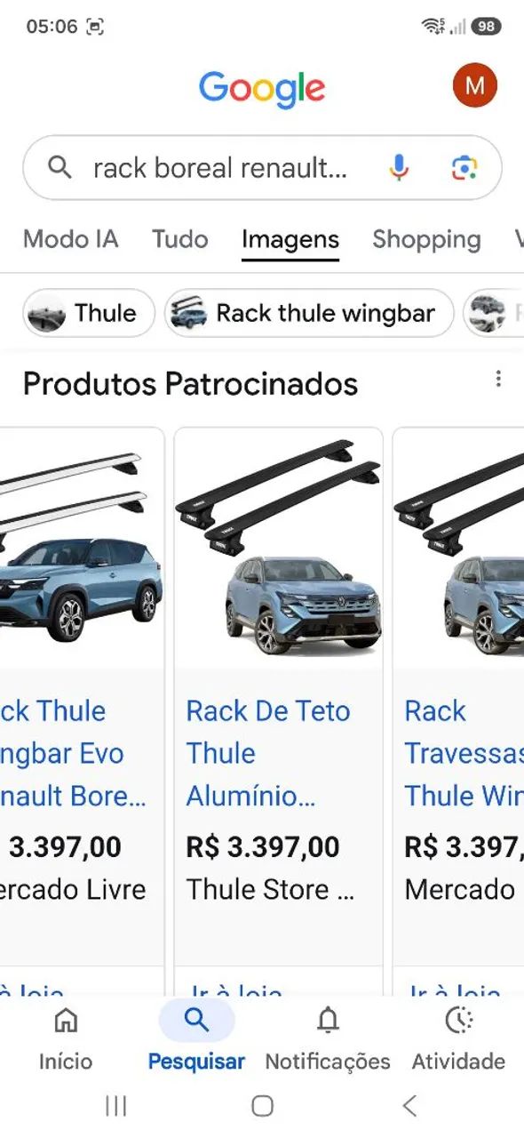 Rack Thule completo 127cm Boreal Renault  - Foto 2