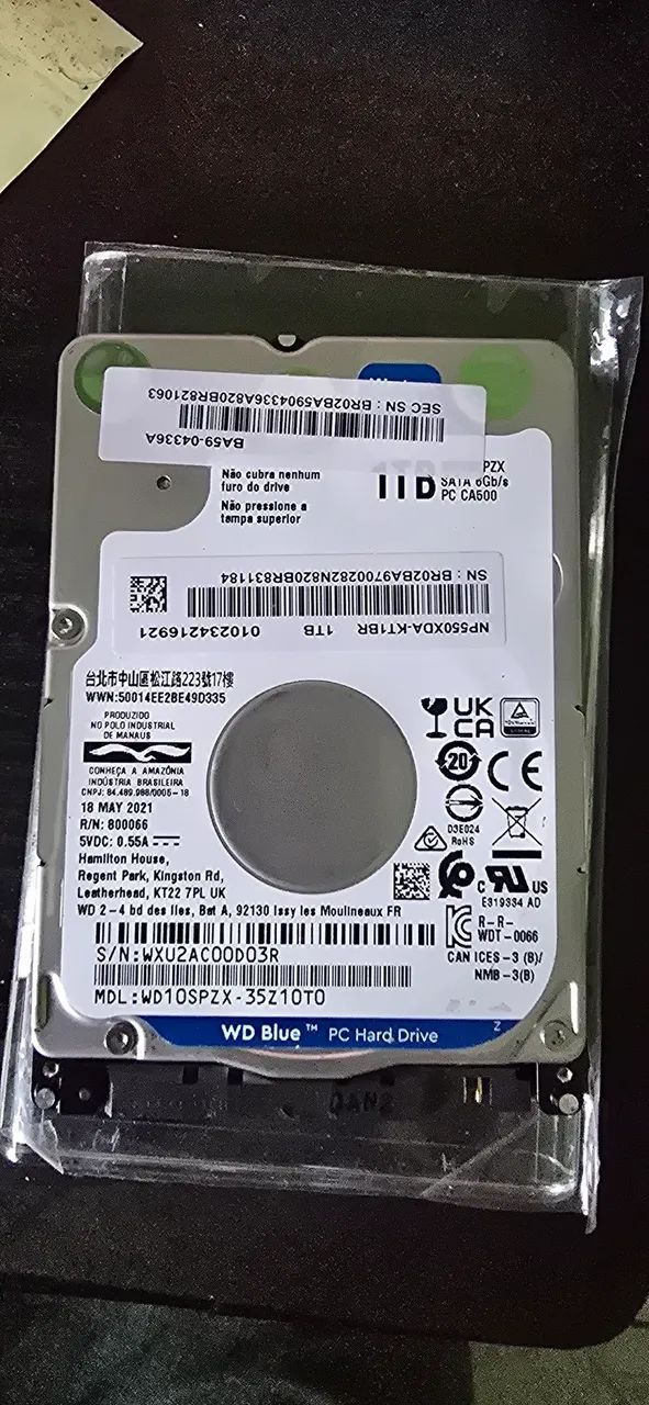 Hd notebook 1tb