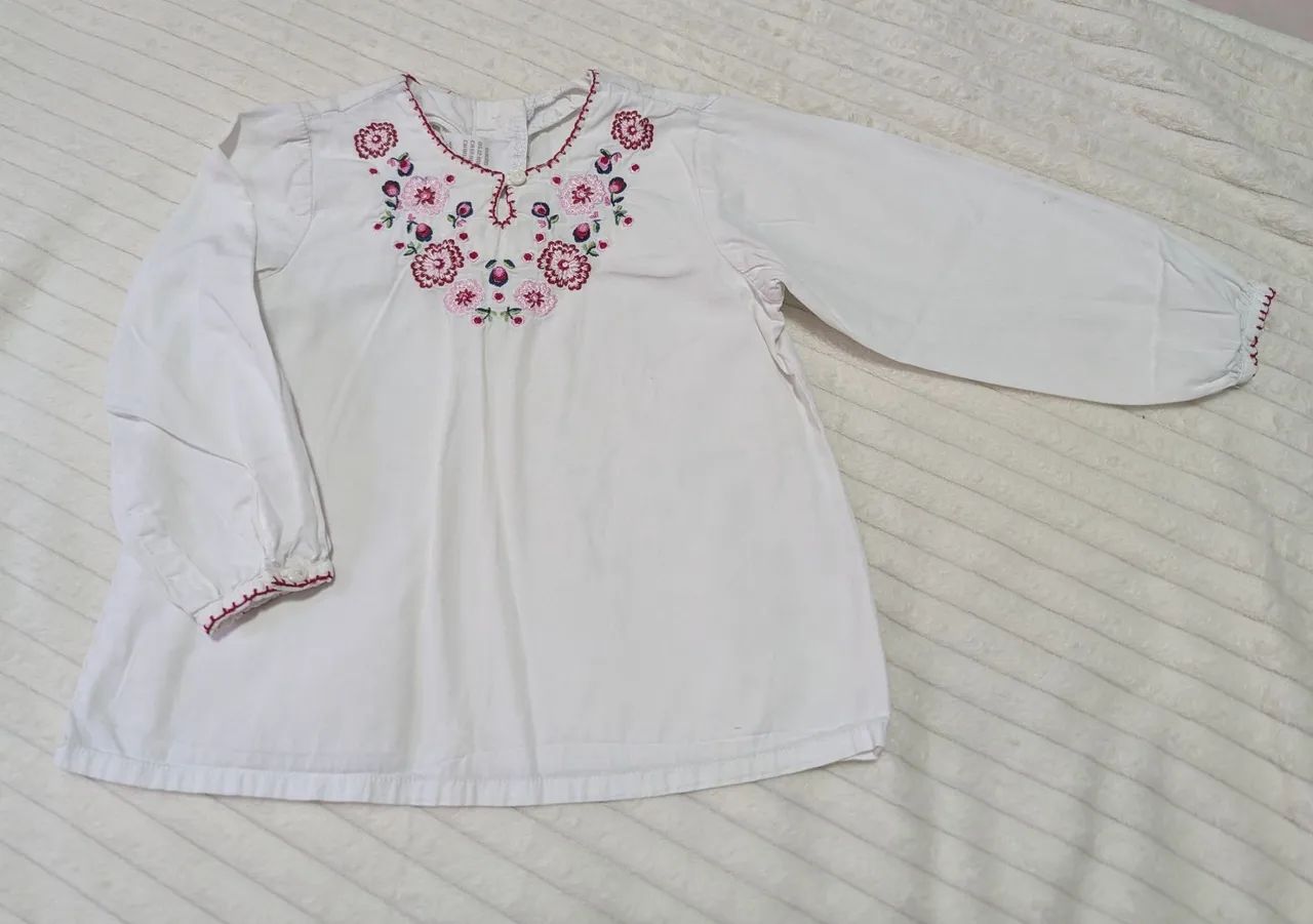 Bata Bordada H&M 12-18m