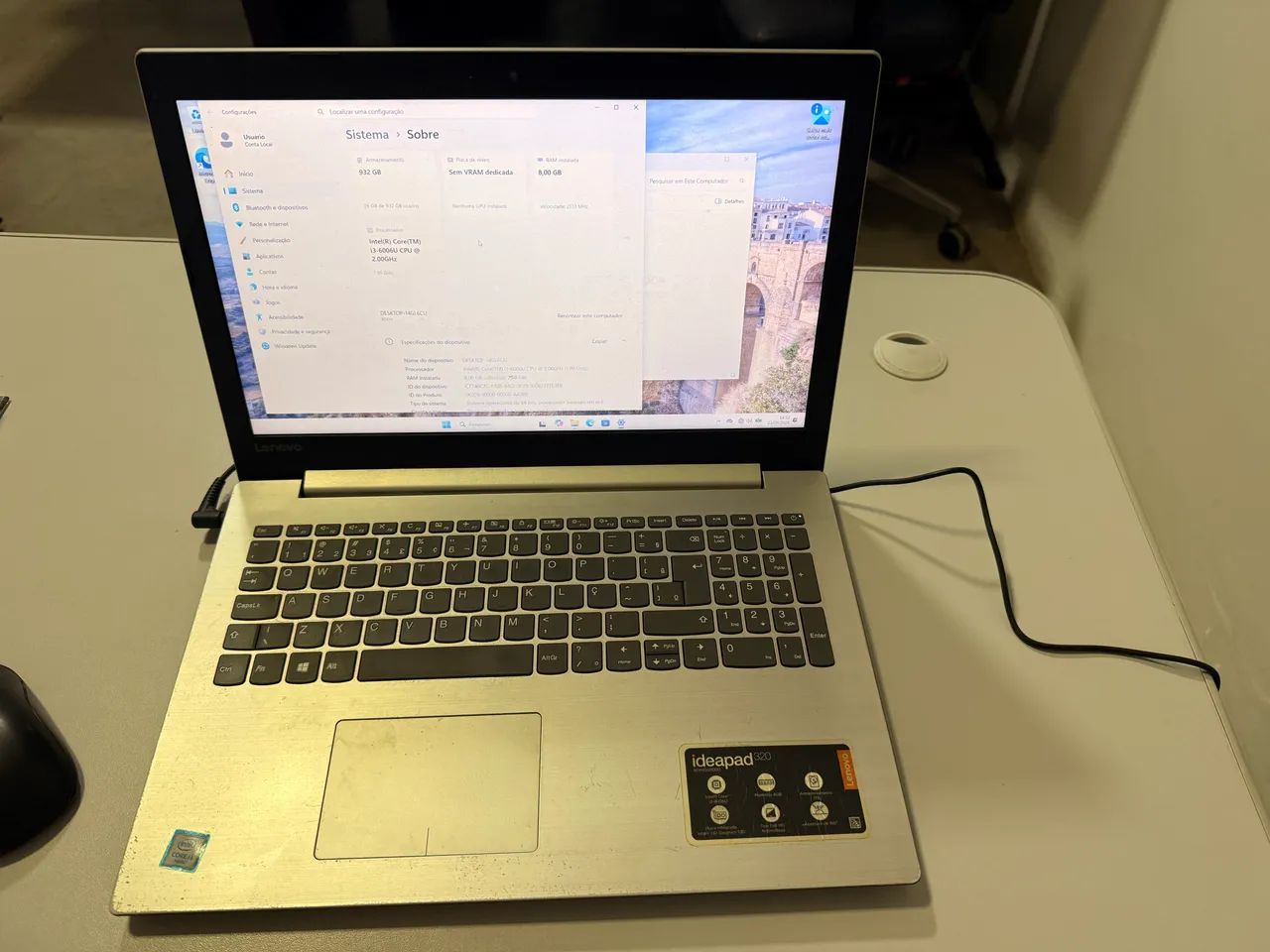 Notebook Lenovo ideapad320
