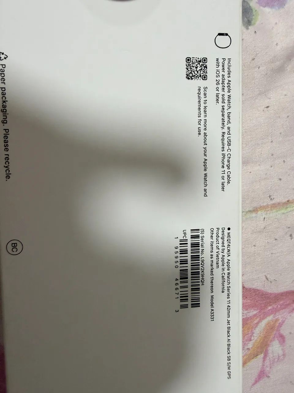 Apple Watch S11 42mm Black Jet - Foto 3