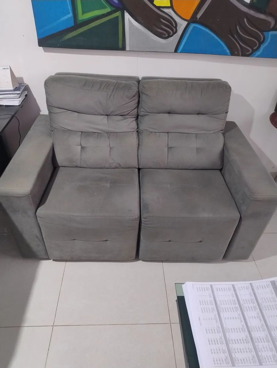 Sofá 2 lugares RETRÁTIL - Foto 2