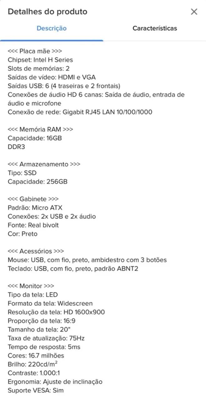 Computador completo  - Foto 3