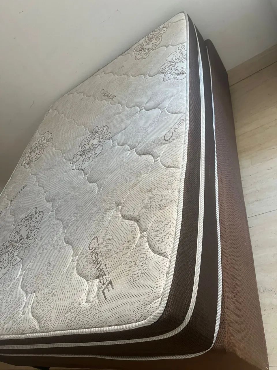 CAMA BOX CASAL MOLAS ENSACADAS - FAÇO ENTREGA. - Foto 3