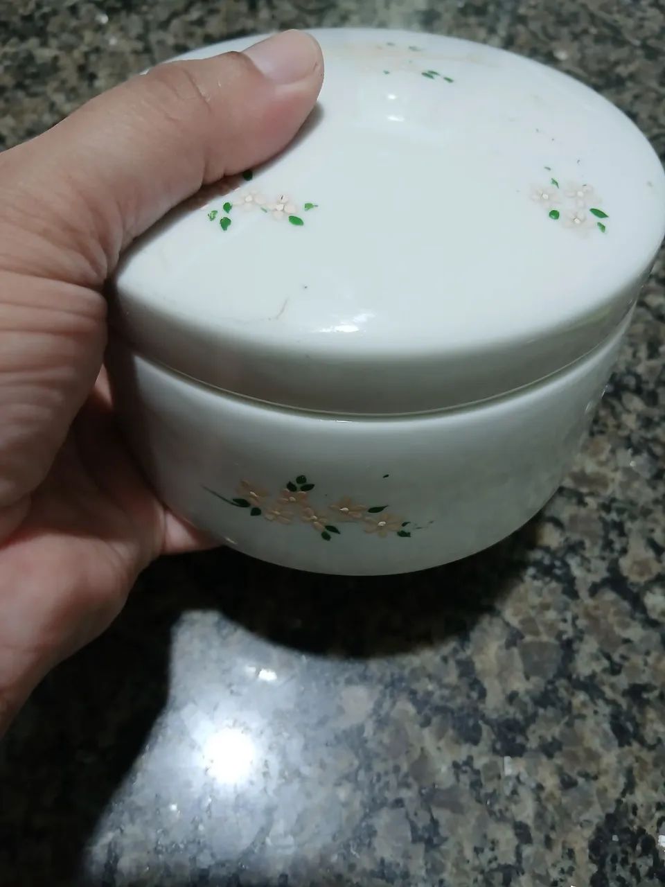 Porta Jóias de Porcelana 