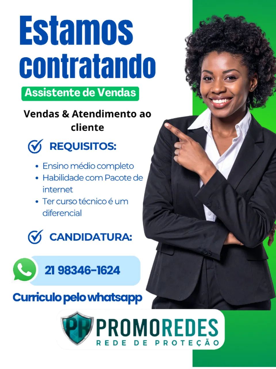 Auxiliar de vendas 