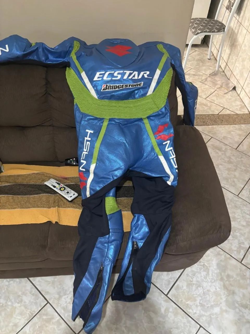 Macacão Suzuki uma peça azul - Foto 2