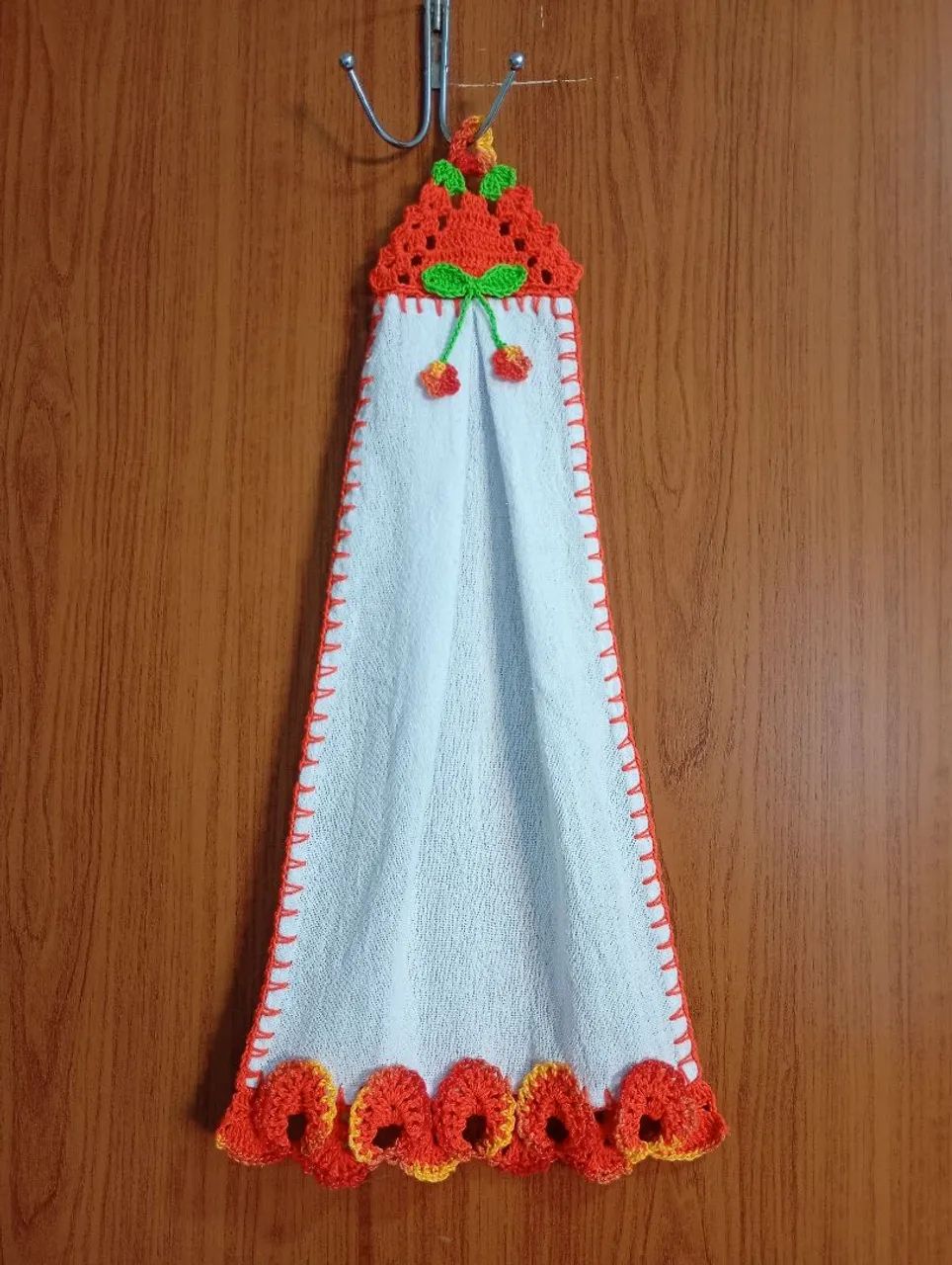 Pano Bate Mão Crochê  - Foto 3