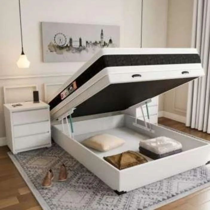 Base cama box baú e colchão  - Foto 3