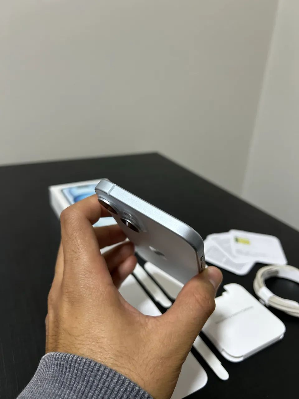 iPhone 15 - Azul 128gb c/ caixa  - Foto 4