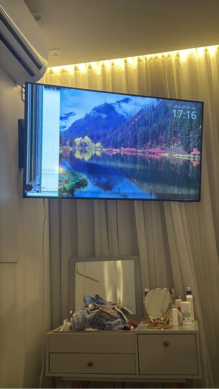 Tv Samsung 50? 4k com defeito na tela  - Foto 3