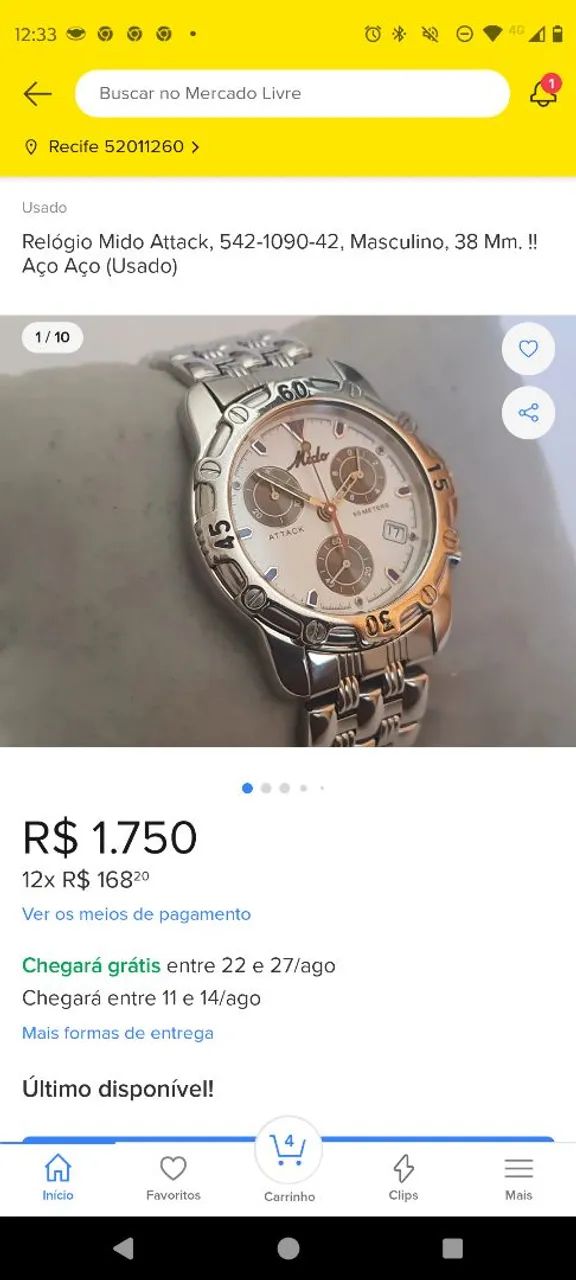 Relógio Mido attack Original  - Foto 3
