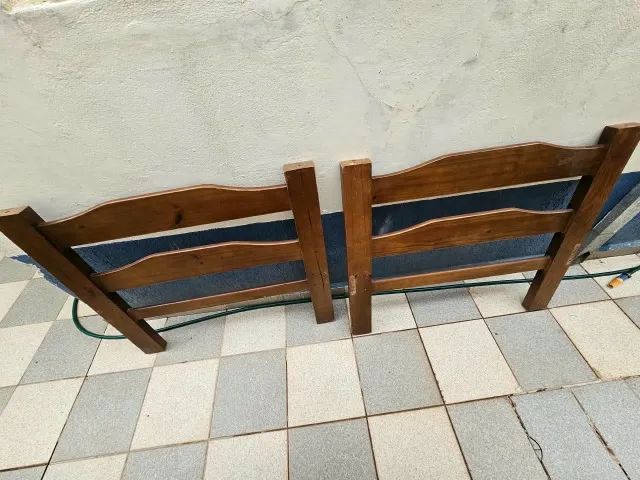 Cama de solteiro -- (Obs.: Longarina lateral quebrada) - Foto 3