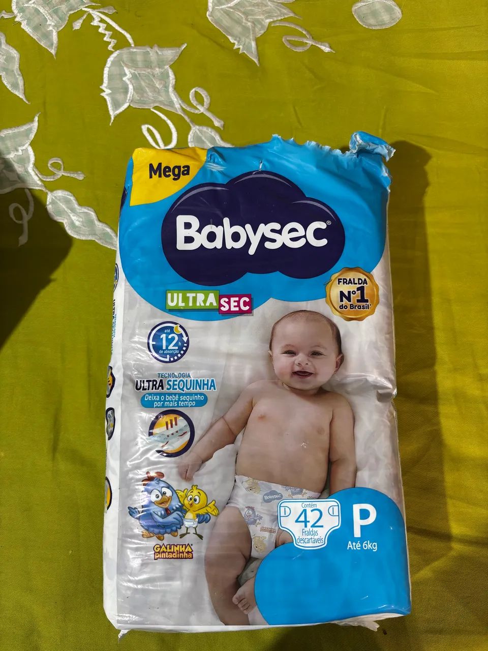 Fralda Babysec P, 42 unidades