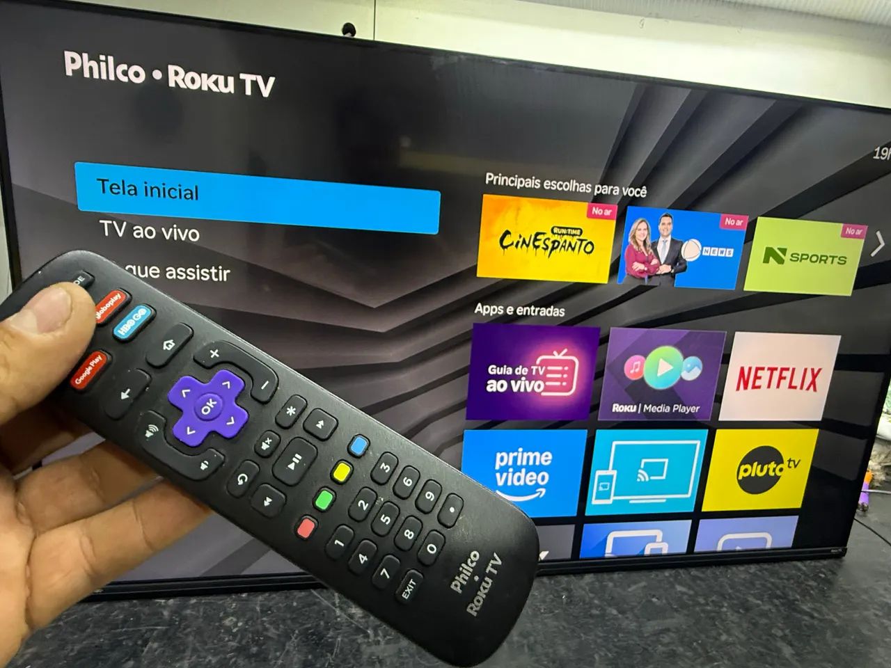 Tv led Philco rokutv 50 polegadas UHD 4K Wi-Fi YouTube Netflix borda infinita ENTREGO - Foto 3