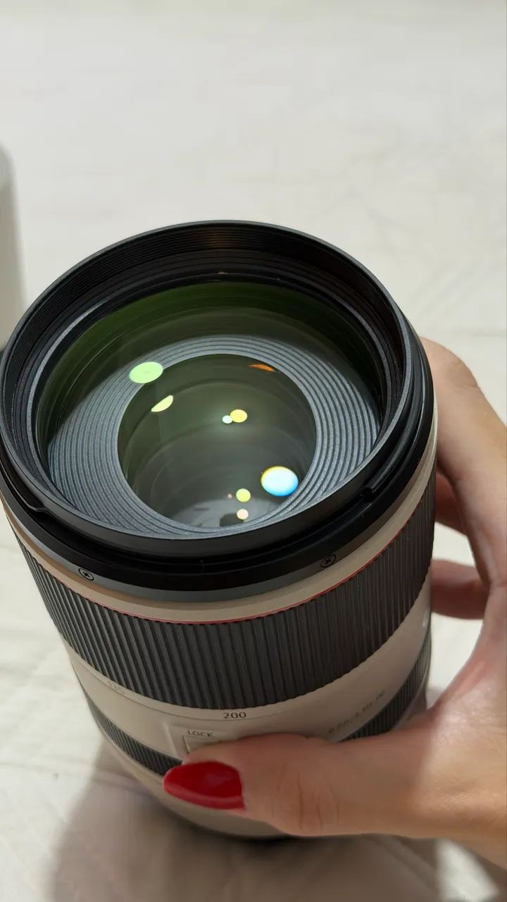 Lente Canon Rf 70-200mm F/2.8l Is Usm Com Parasol