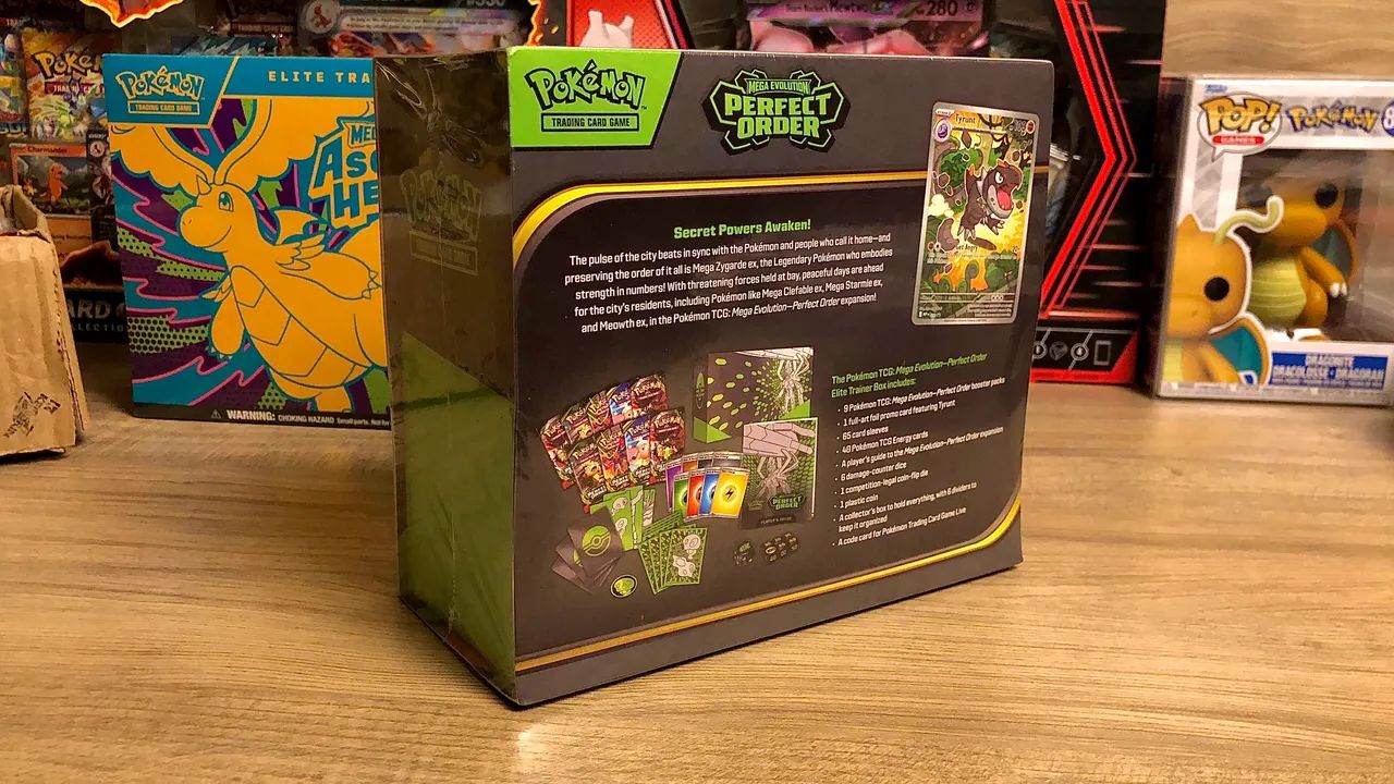 Pokémon TCG Elite Trainer Box mega Evolution / Edição Perfect Order Inglês / Envio Rápido - Foto 2