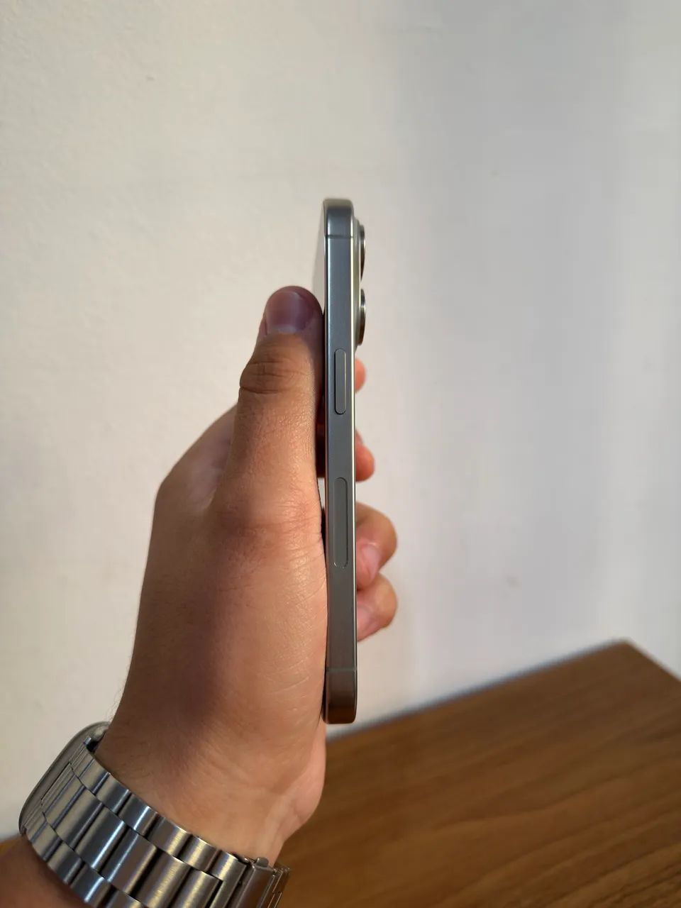 Iphone 15 Pro 256gb Titânio Natural  - Foto 5