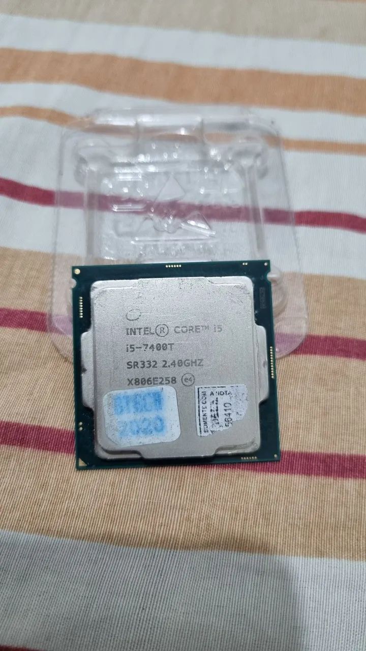 Processador Intel core i5. 7400T SR332 2.40GHZ  7ª geração <br>I5-7400t<br>SR332 2.40GHZ