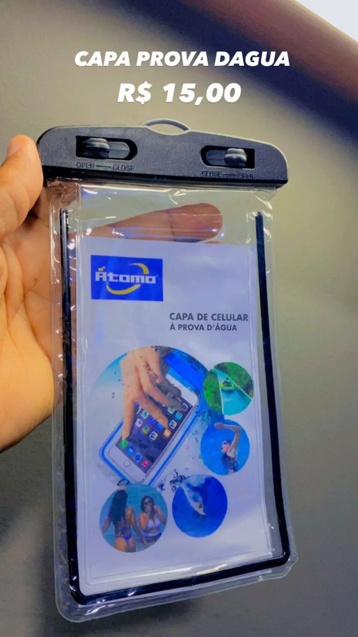 Capa prova d?água para celular