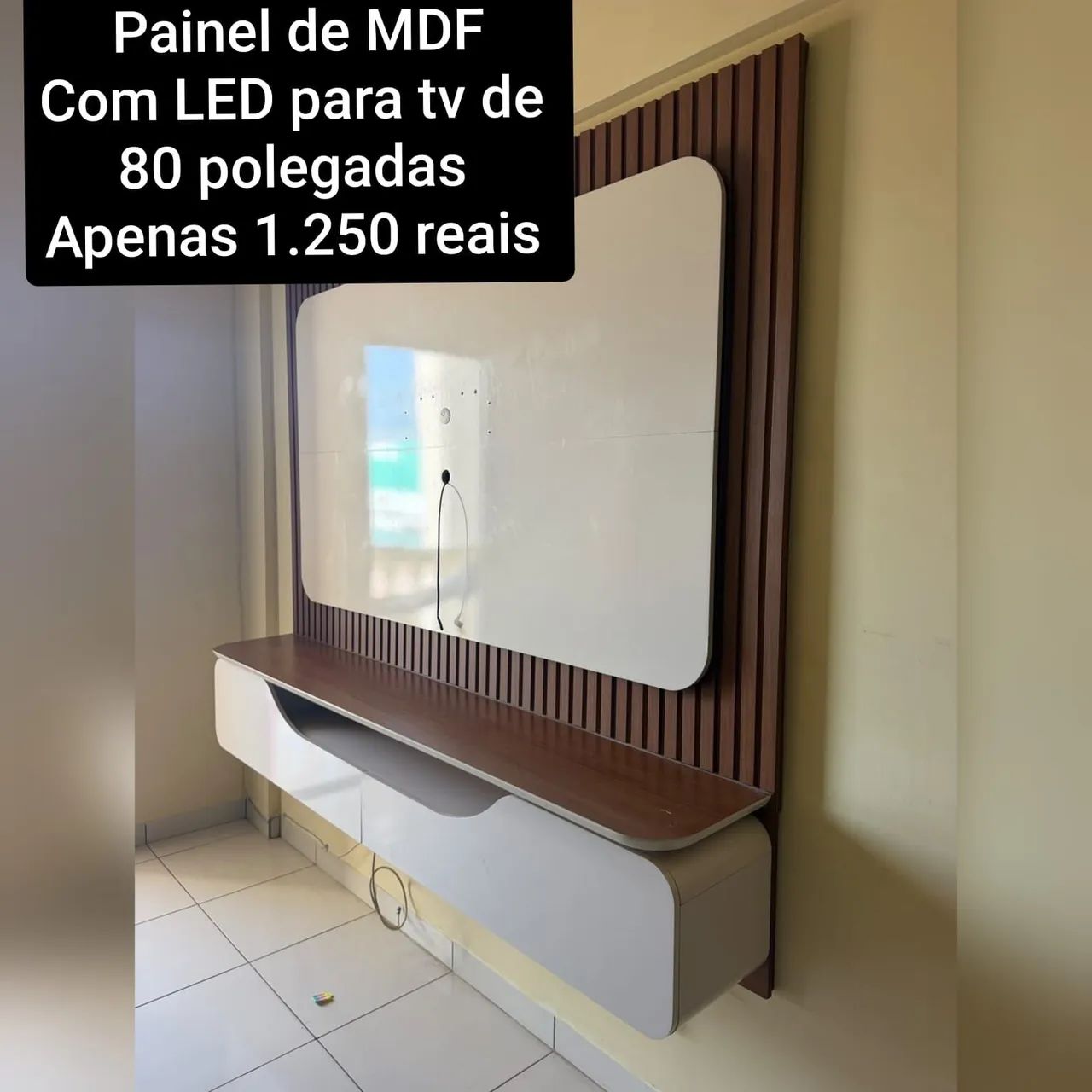 Painel com LED 