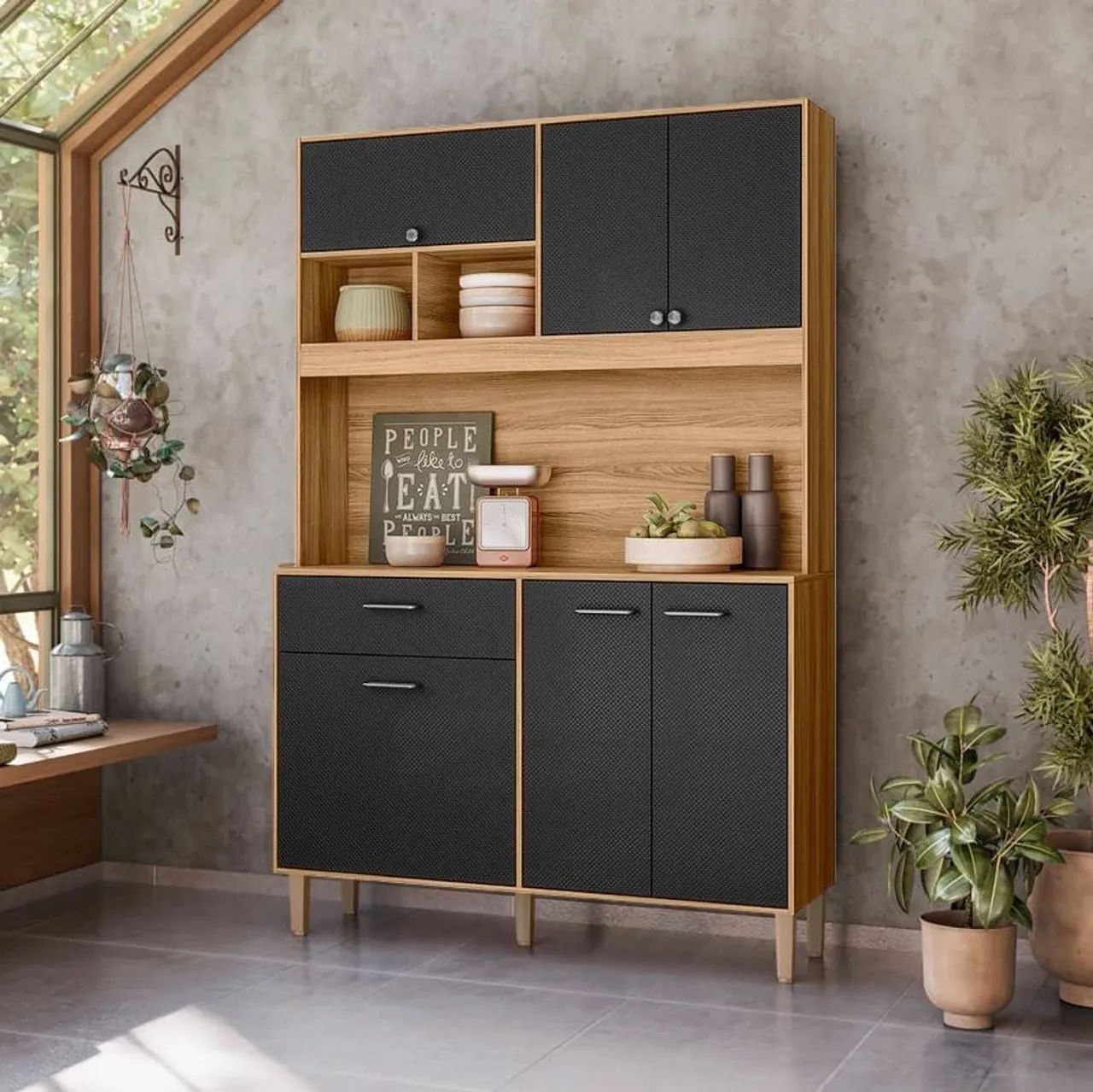 Kit Cozinha Erva 120cm - Entrega Rápida 