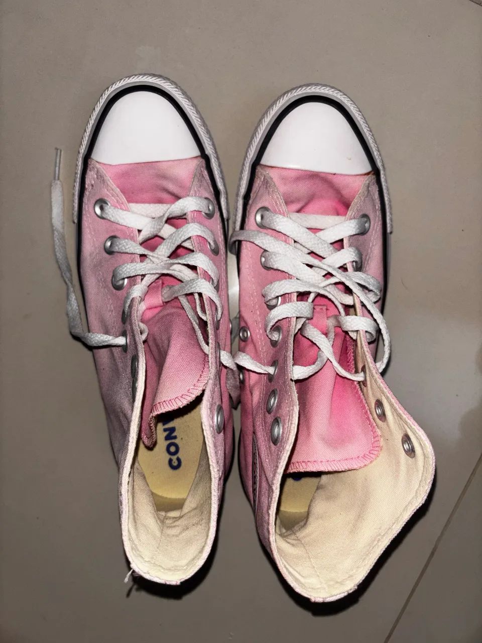 All star cano alto rosa original  - Foto 2