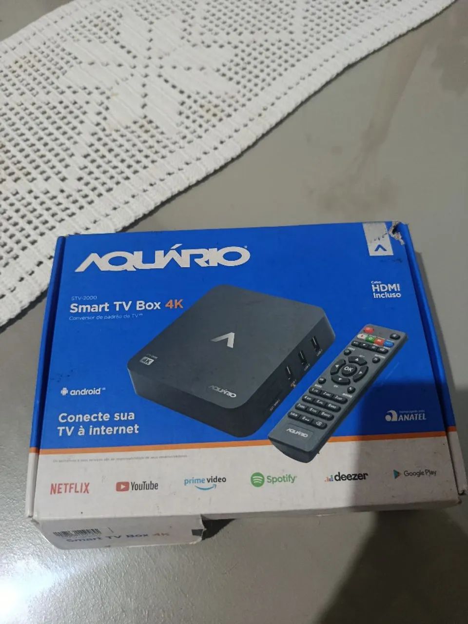 SMART TV BOX 4K EM PERFEITO ESTADO  - Foto 2
