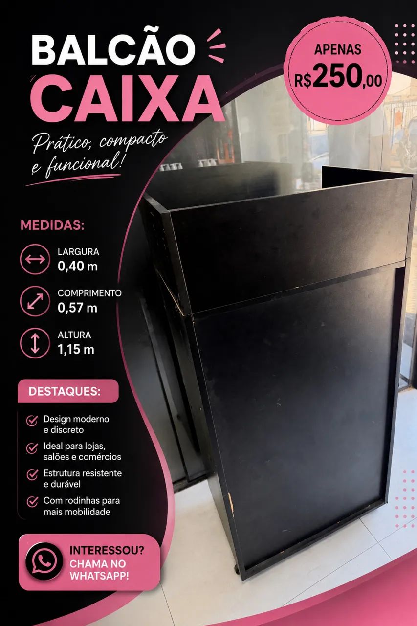 Balcão caixa 