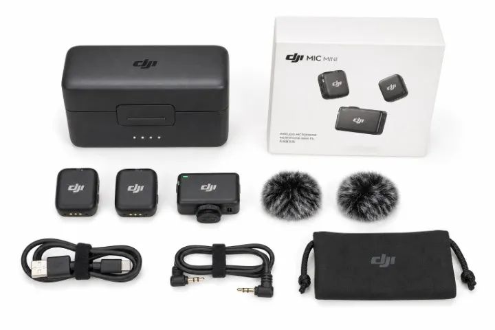Microfone DJI Mic Mini 2 TX + 1 RX Lacrado Original Garantia