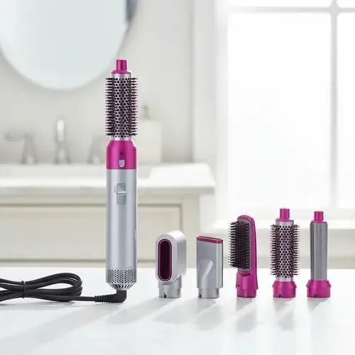 Escova Secadora 5 em 1 - Alisa, Modela e Dá Volume | R$159