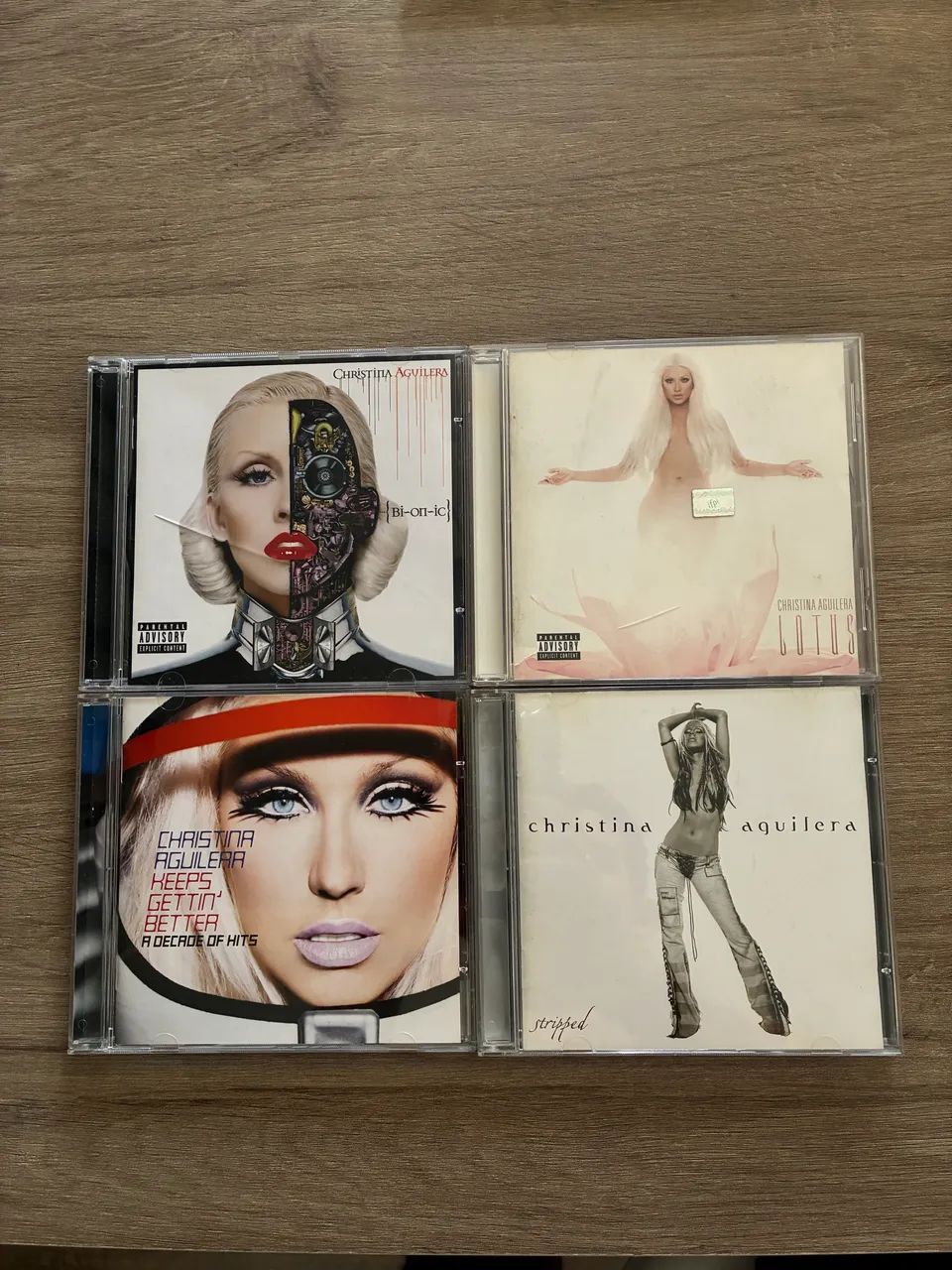CD?s - Christina Aguilera ( Bionic / Lótus / Stripped / Keeps, Gettin Better