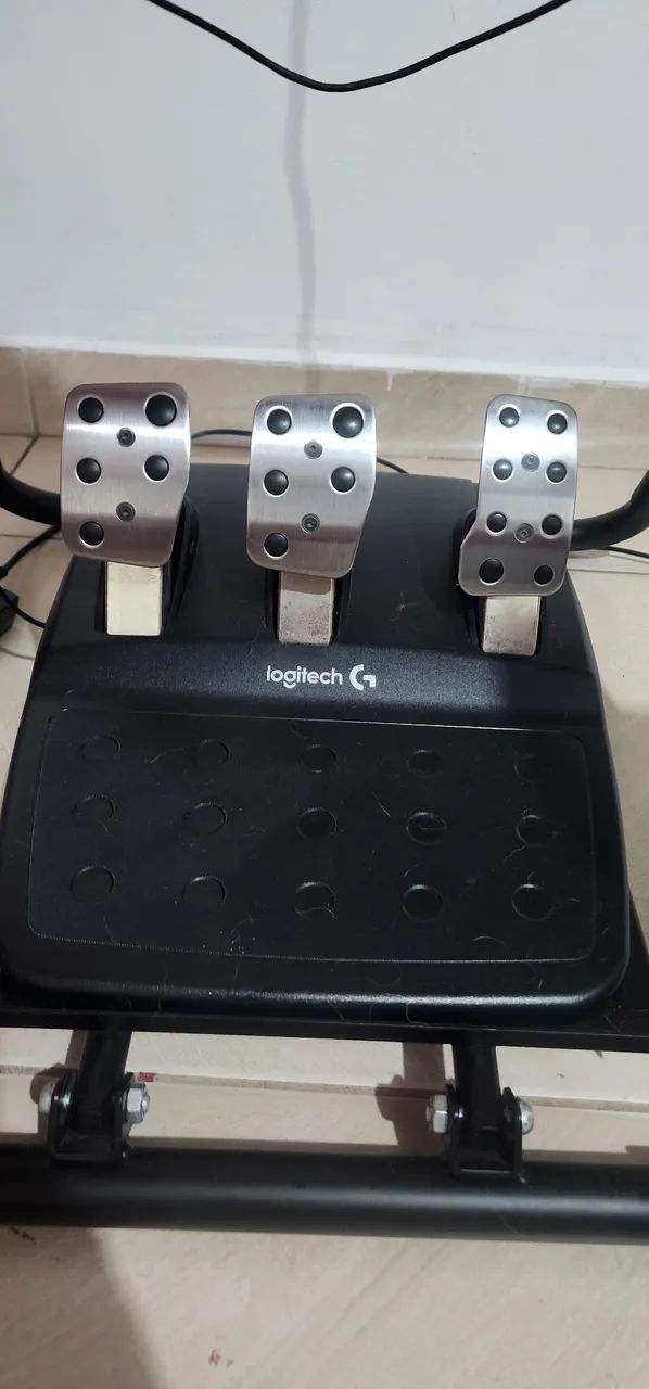 Volante Logitech G29 Playstation e Pc Com Pedais e Marcha + Cokpit Móvel - Foto 5