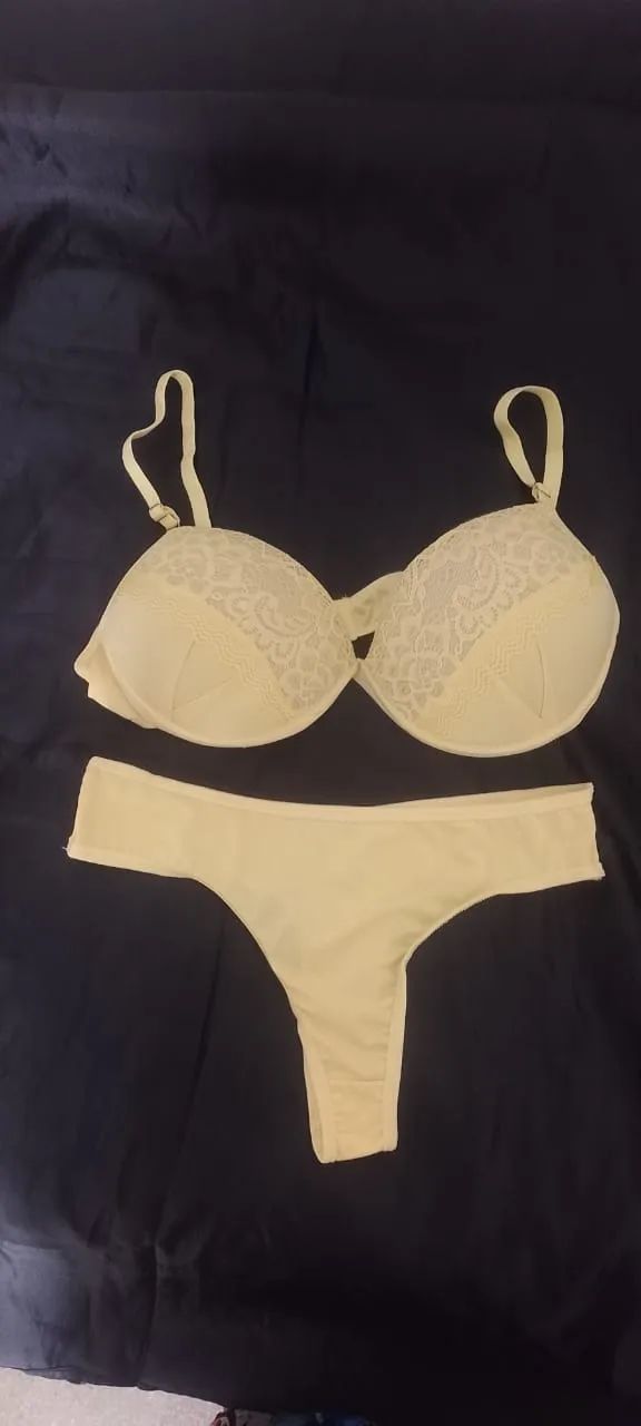 conjunto de lingerie amarelo - Foto 2