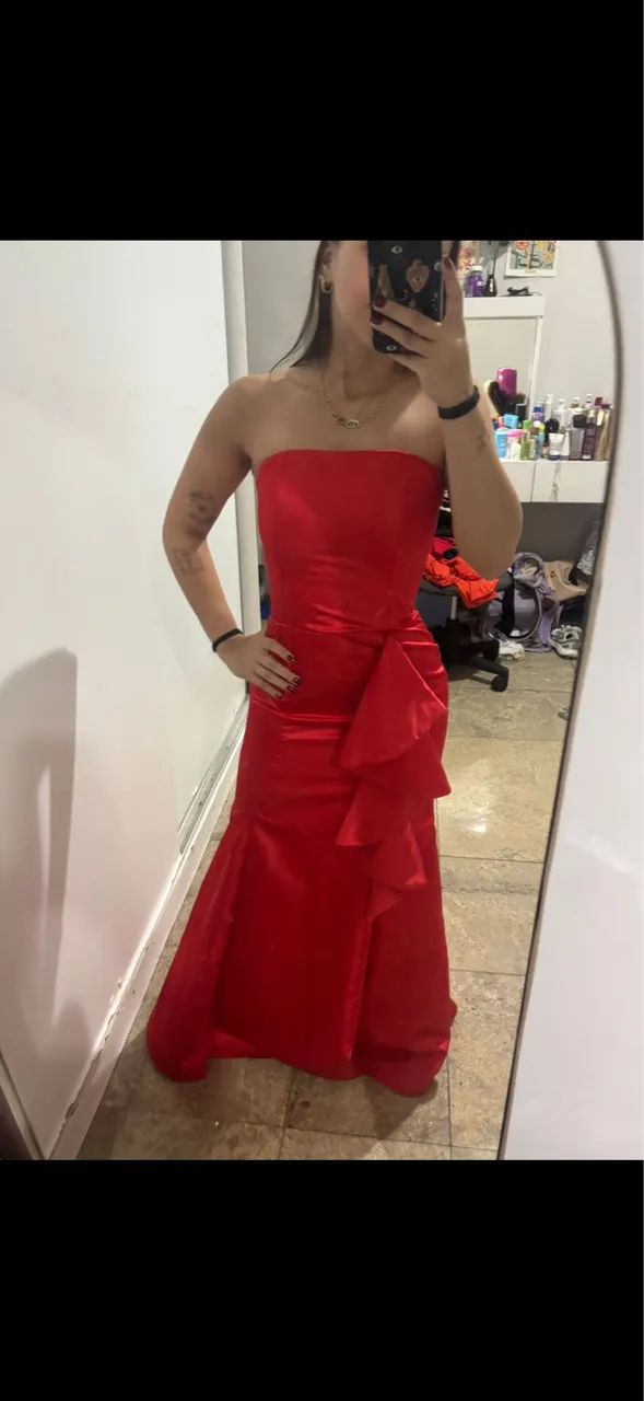 Vestido vermelho casamento - Foto 3