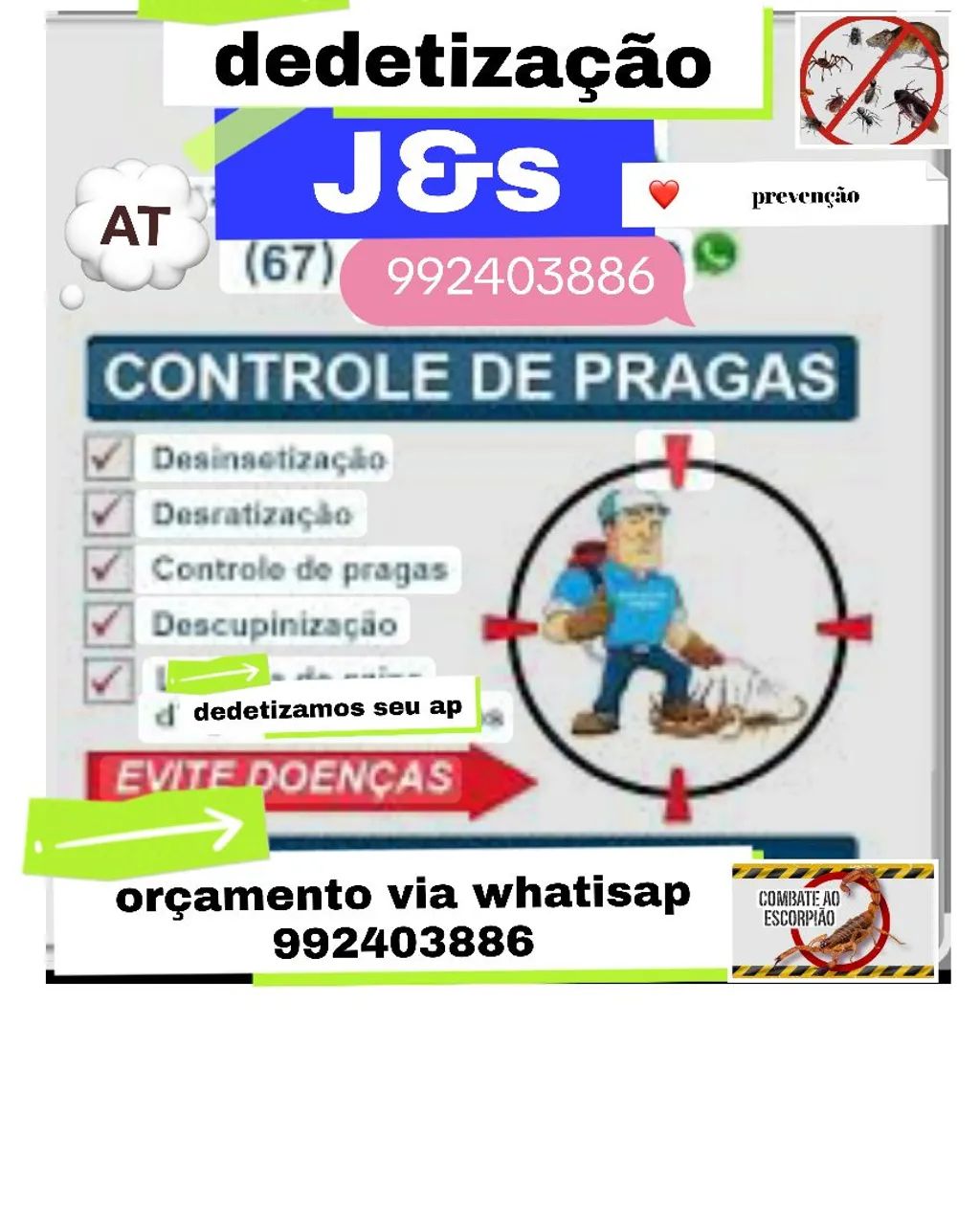 dedetização em residência e apt 