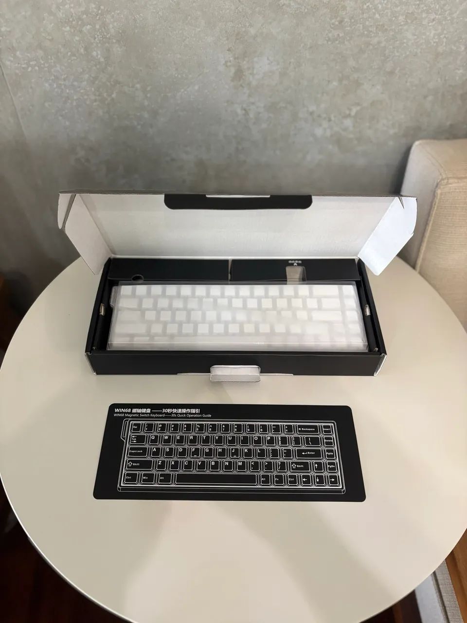 AULA WIN 68HE Branco com Layard - Teclado Magnético  - Foto 4