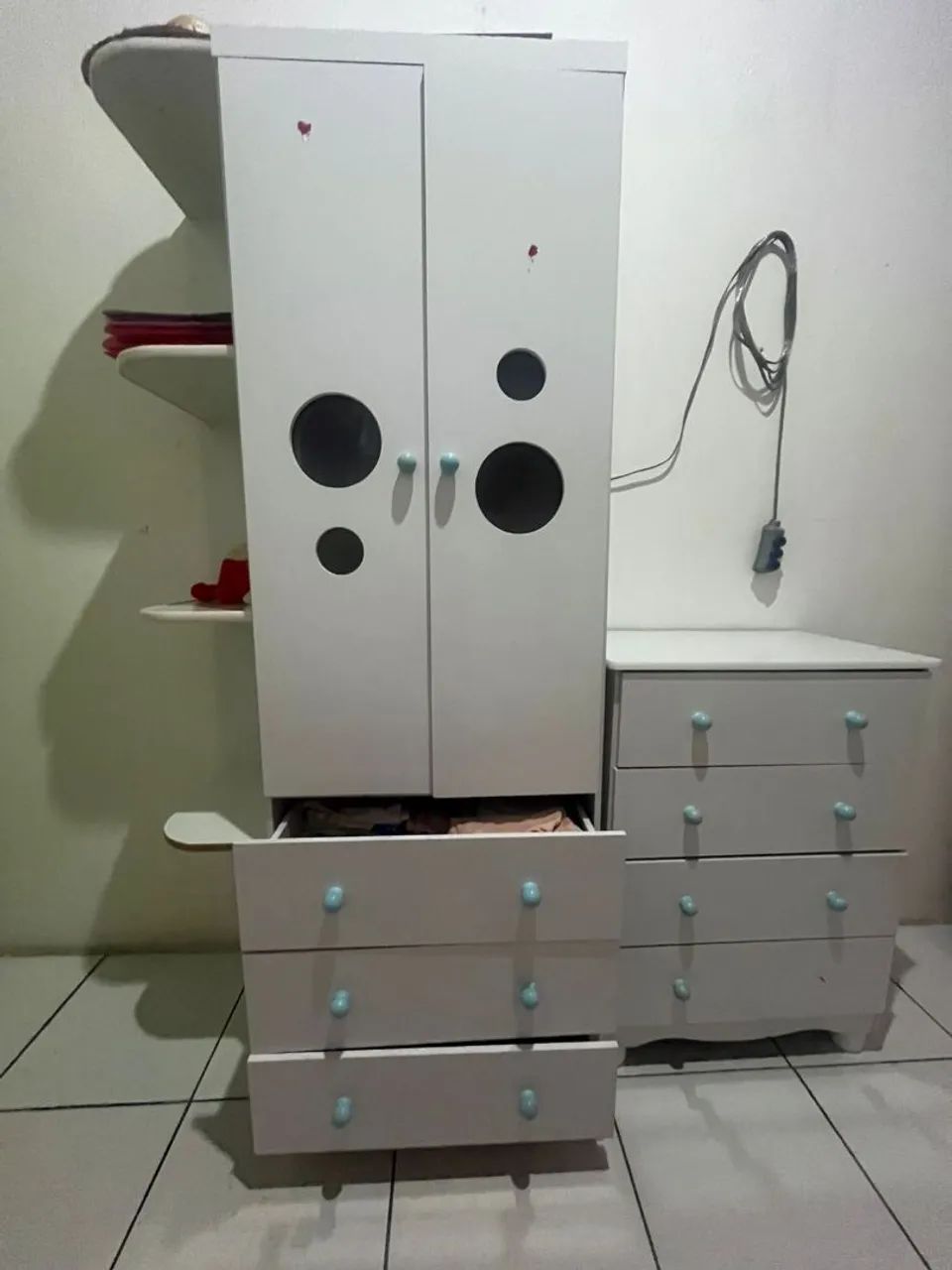Guarda roupa infatil mas cômoda  - Foto 2