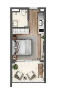 PLANTA 28m²