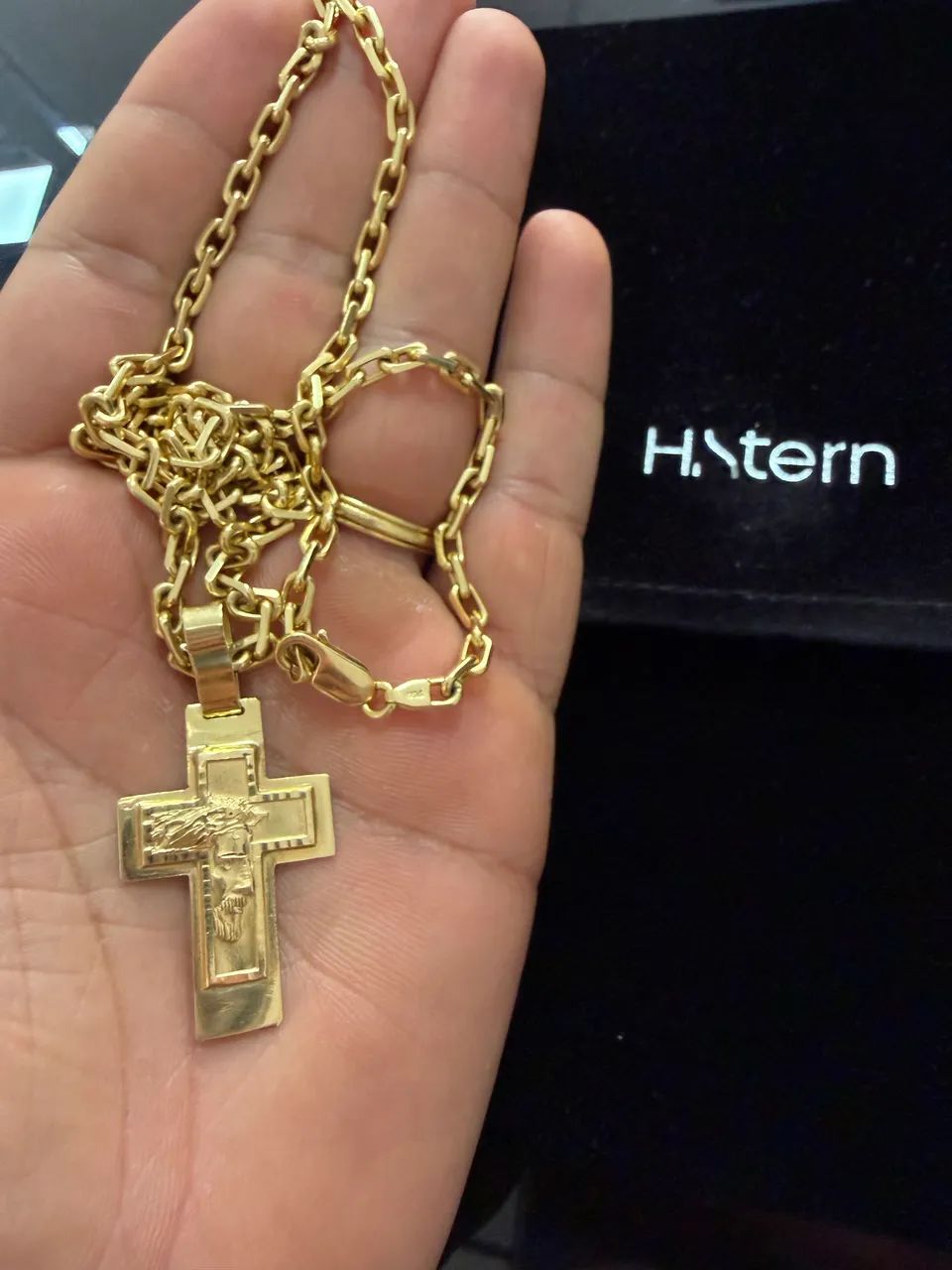 Corrente de ouro18k maciça 