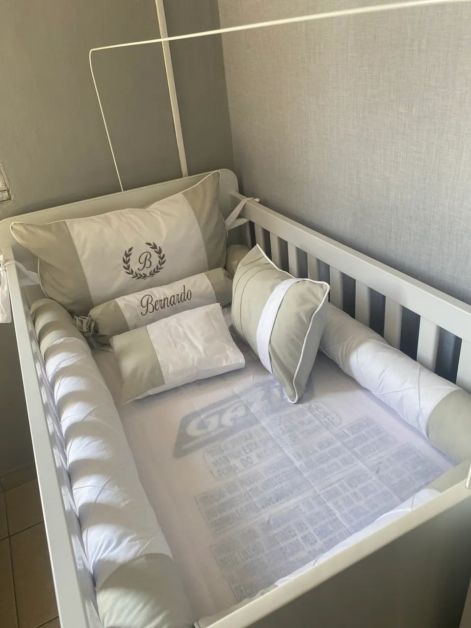 Berço 3 em 1 Branco + Colchão - Foto 2