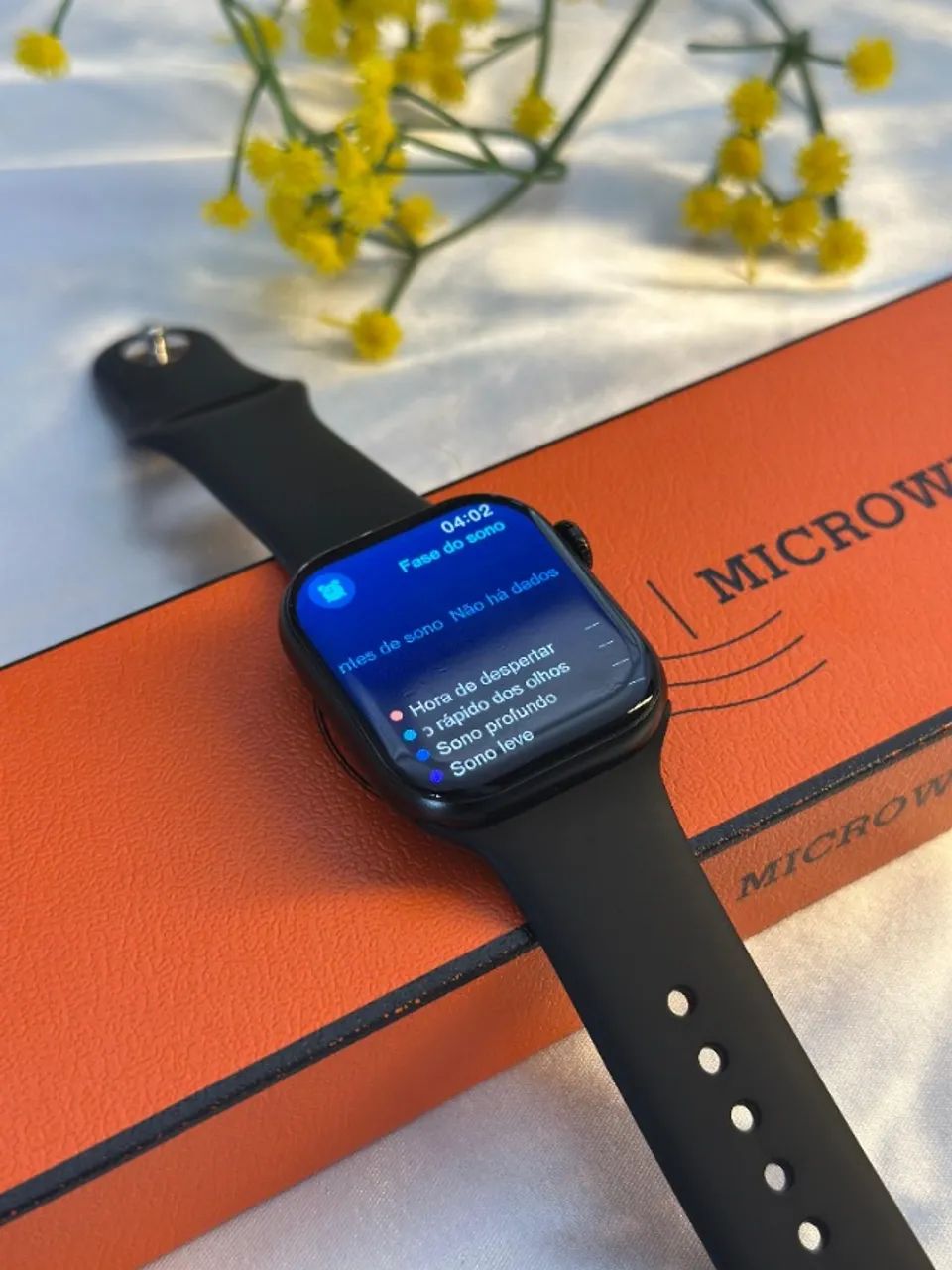 Relógio Smartwatch Microwear W10 Pro Mini 42mm Séries 10 Feminino Infantil Tela Amoled - Foto 6