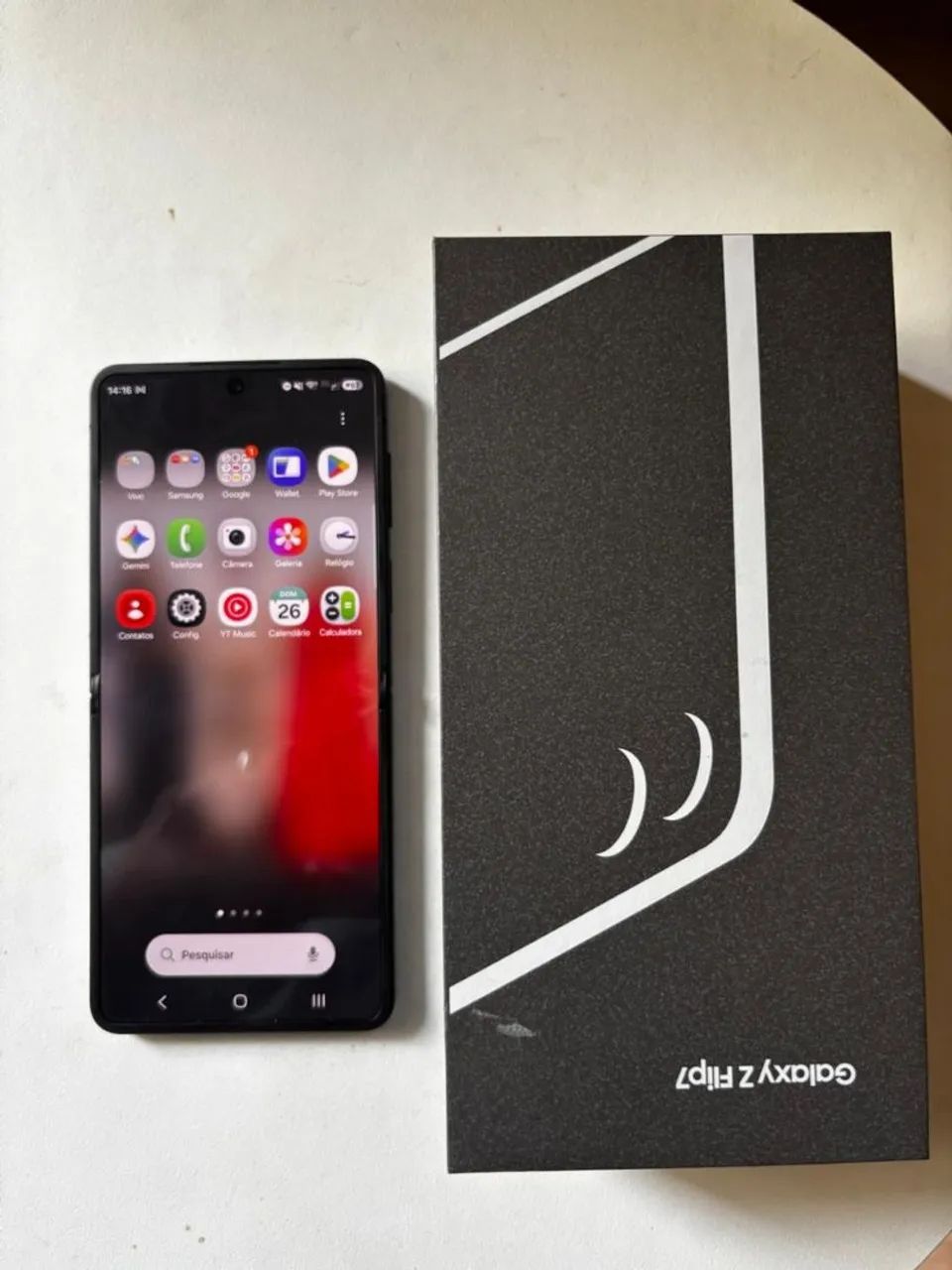 Samsung Zflip 7 - Um mes de uso - troco por iPhone 