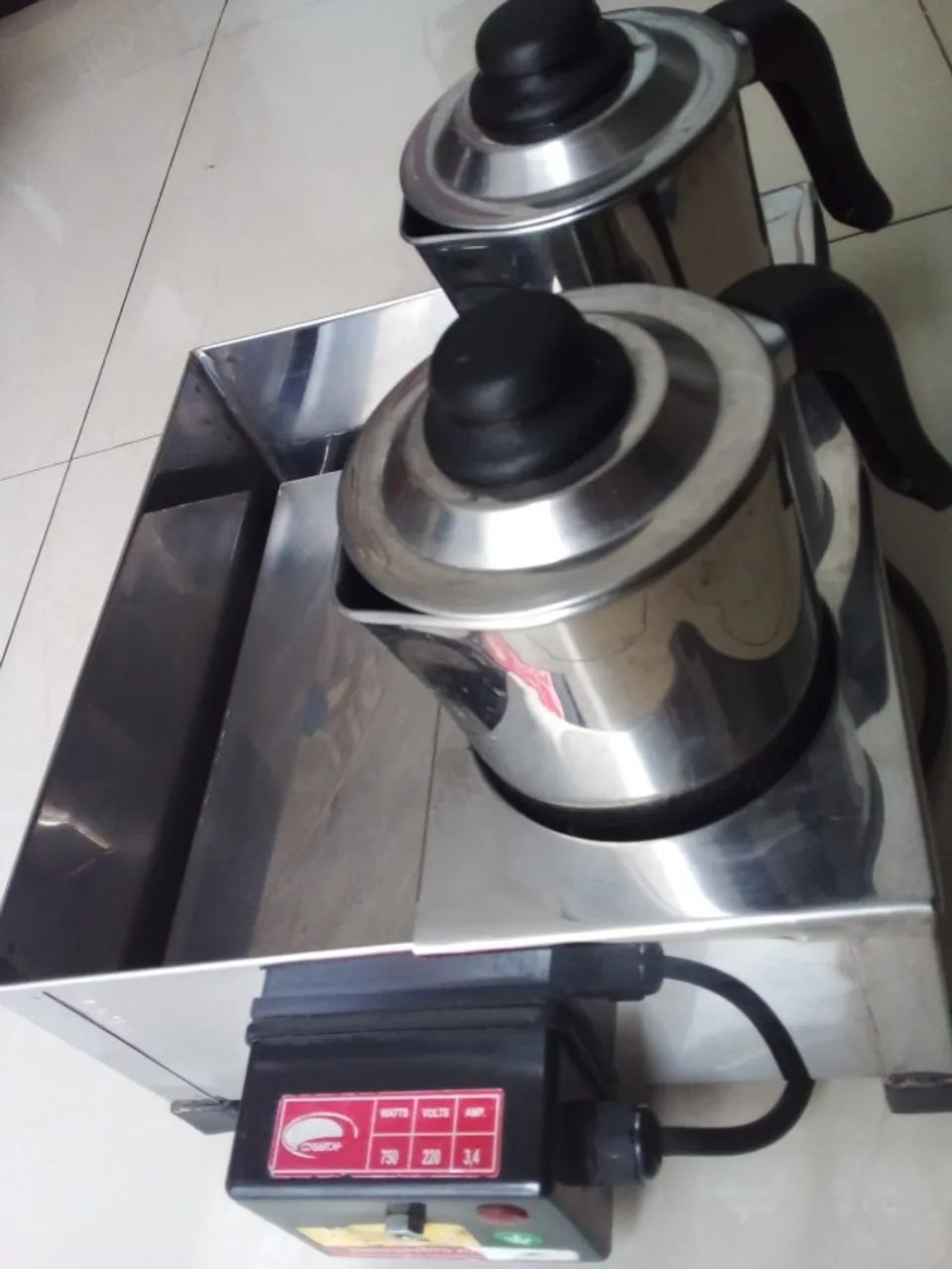 Esterilizador Elétrico Profissional Inox 2 Bules 220v - Foto 3