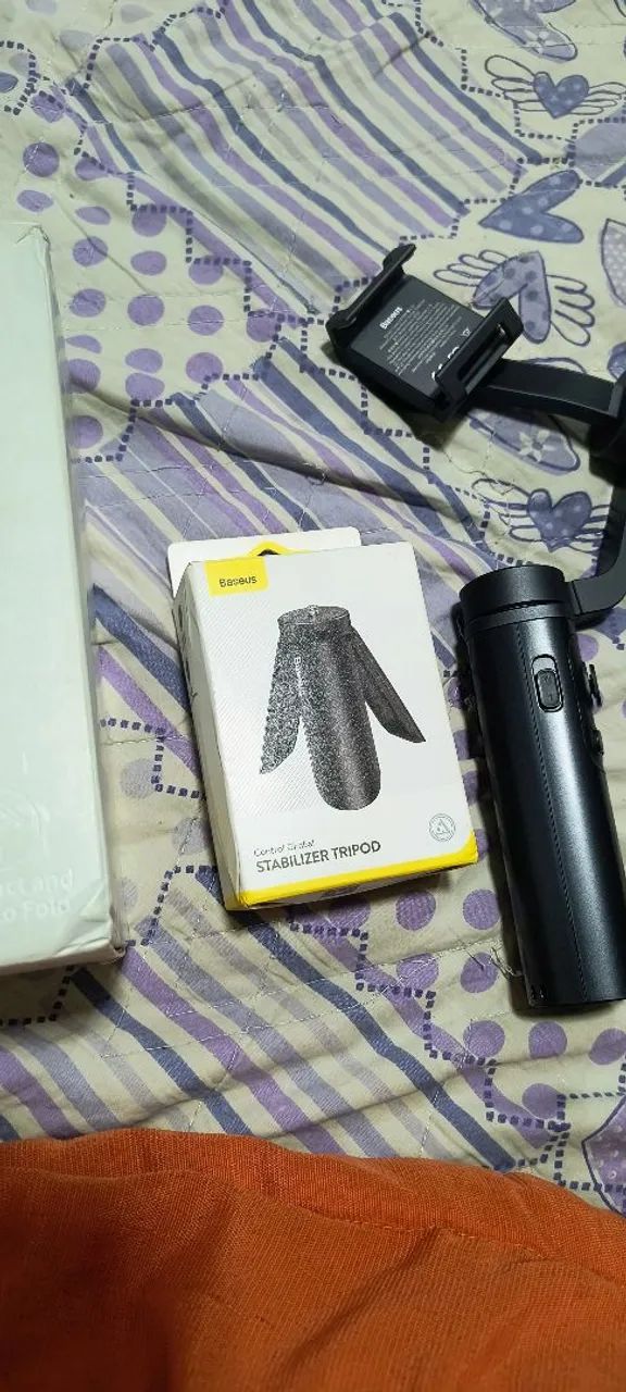 gimbal stabilizer handheld folding profissional  - Foto 3